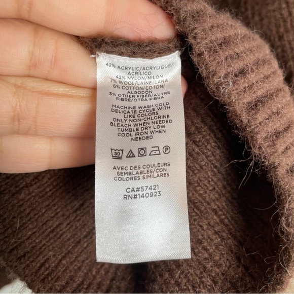 Lou & Grey Fair Isle Soft Wool Blend Mockneck Sweater - Picture 7 of 7